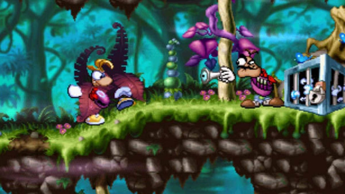 Rayman, Ubisoft's 1995 platform game hero.