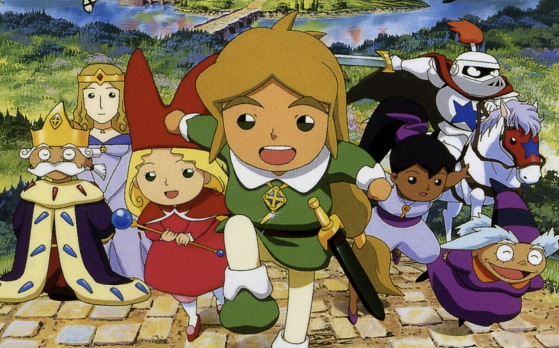 Artwork-style tribute image for PopoloCrois creator Yosuke Tamori