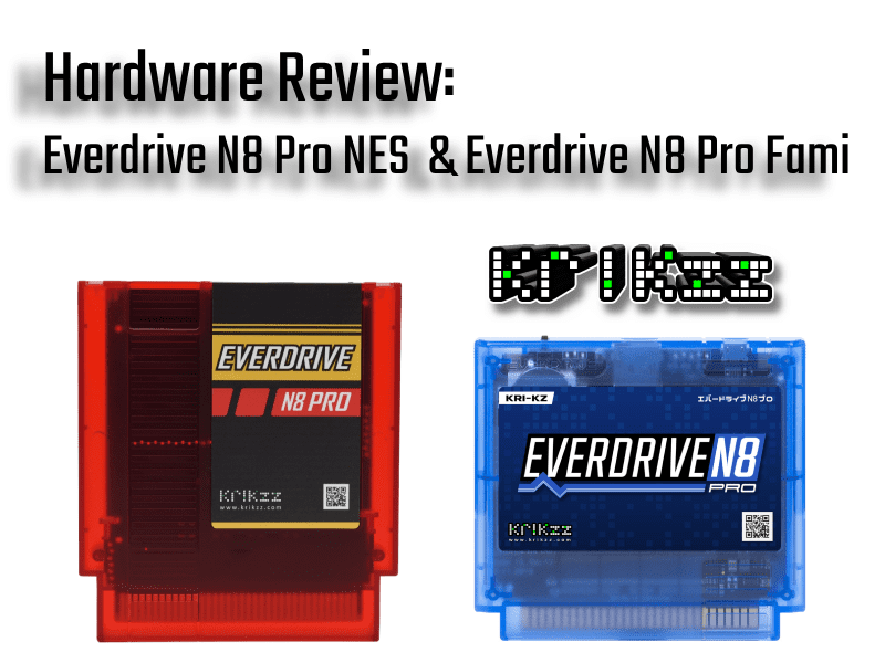 Everdrive N8 Pro cartridge for NES and Everdrive N8 Pro Fami for Famicom