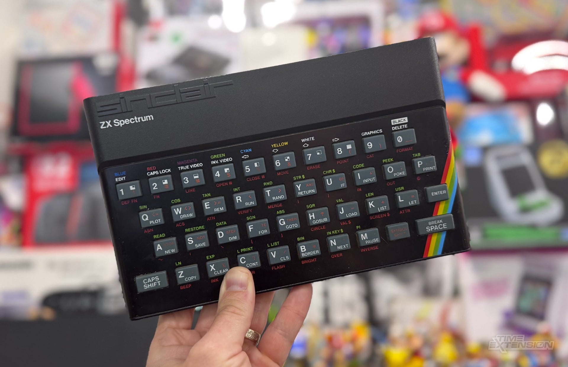 ZX Spectrum computer setup representing the legacy of SpecEmu creator Mark Woodmass