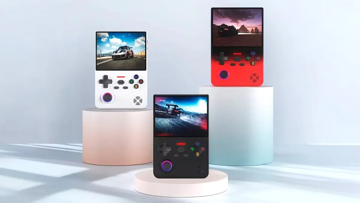 Lenovo G02 emulation handheld shown as a budget retro gaming device
