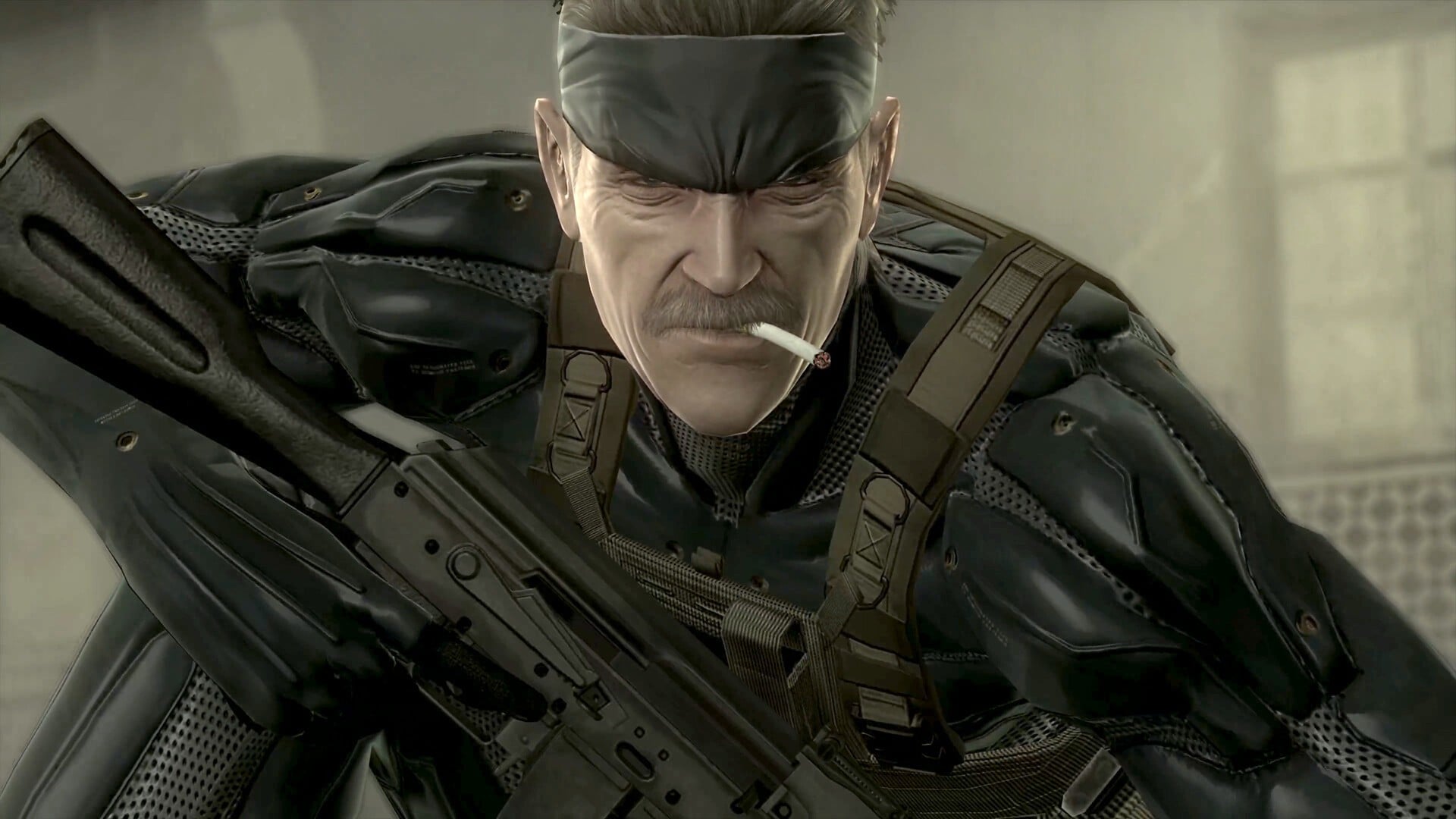 Solid Snake in Metal Gear Solid 4 gameplay on PS5