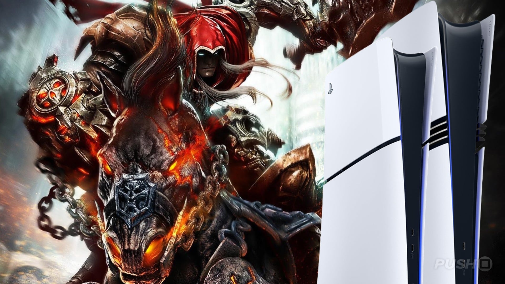 Darksiders Warmastered Edition artwork showing War with his sword