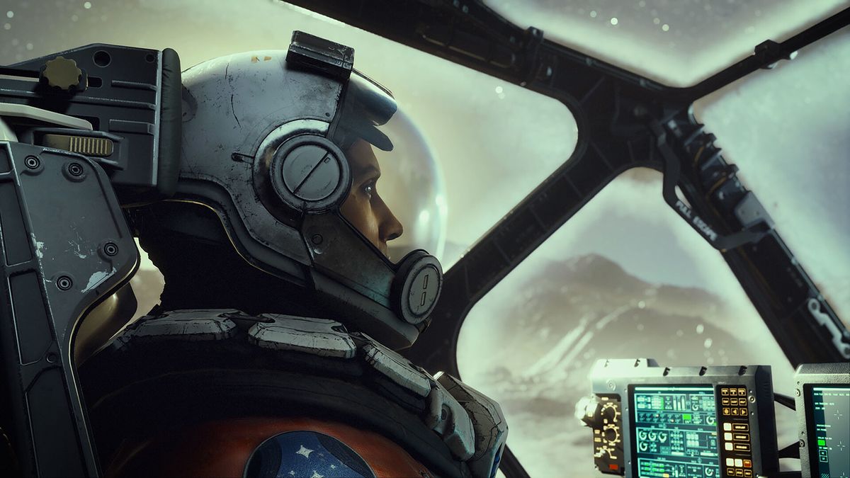 Starfield artwork from Bethesda showing the sci-fi RPG's space exploration theme.